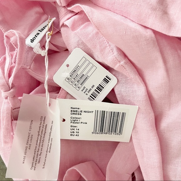 NWT Free People X Dora Larsen Emelie Nightdress - Picture 7 of 13